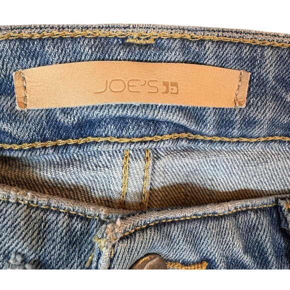 Joe's Jeans Women's 28 The Milla High Rise Straight Ankle Distressed Light Wash‎ - Picture 8 of 16